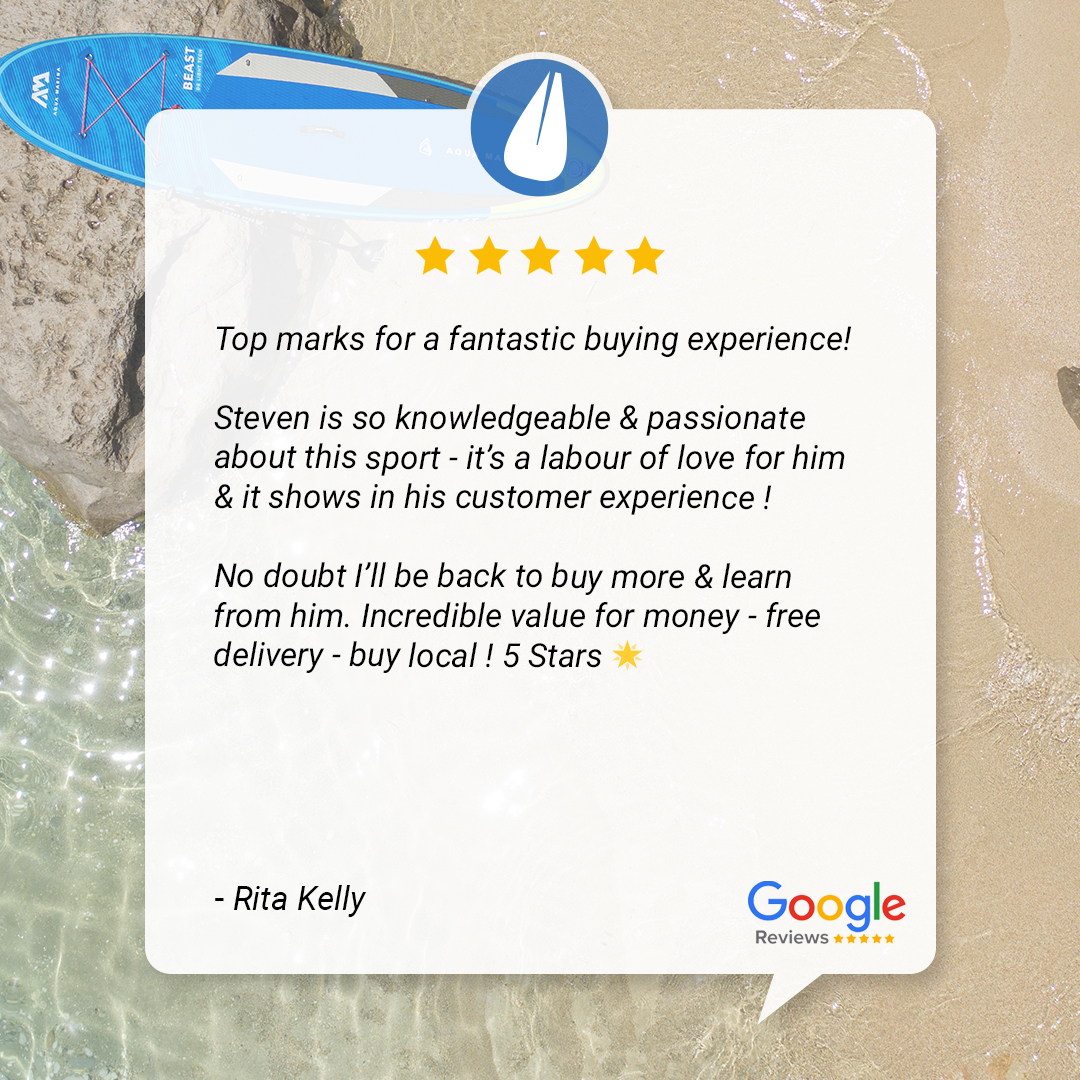 Thank you Rita for the absolutely glowing review and 5 stars 🏄♀️😃
#CustomerExperience #CustomerService #Ireland #ShopLocal #ShopLocalIreland #iSUP #SUP #SUPing #PaddleboardIreland #StandUpPaddleboarders #PaddleBoard #StandUpPaddleboarding #Paddleboarding #PaddleboardsIreland #HappyPaddles