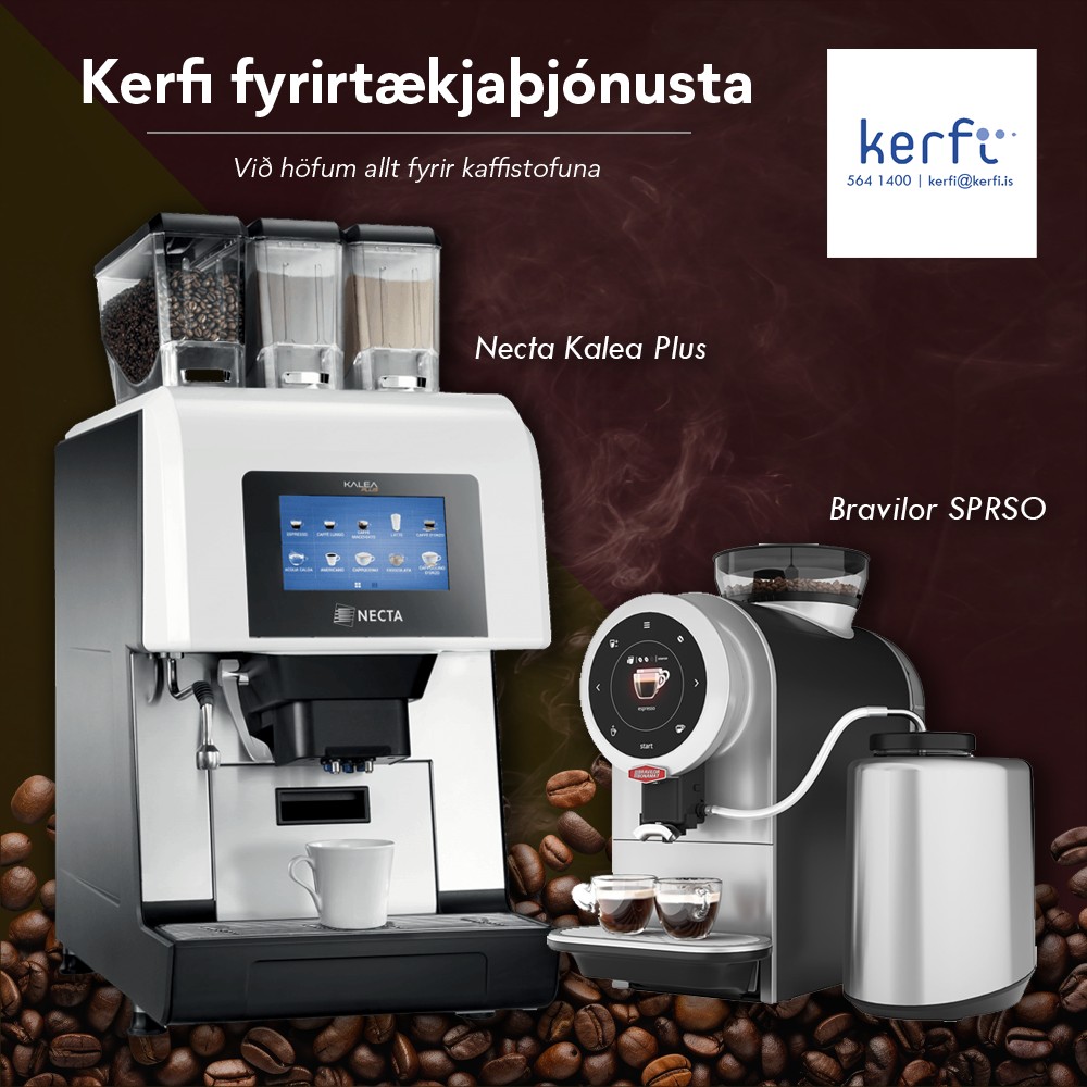☕💧 Kaffi- og vatnsvélar fyrir allar stærðir fyrirtækja 💼✨
🎉 Frír prufumánuður fyrir nýja viðskiptavini! 🆓🔥
📢 Fáðu tilboð fyrir þitt fyrirtæki! 💰💡
📞 Hafðu samband – Komdu í Kerfi 🚀✅