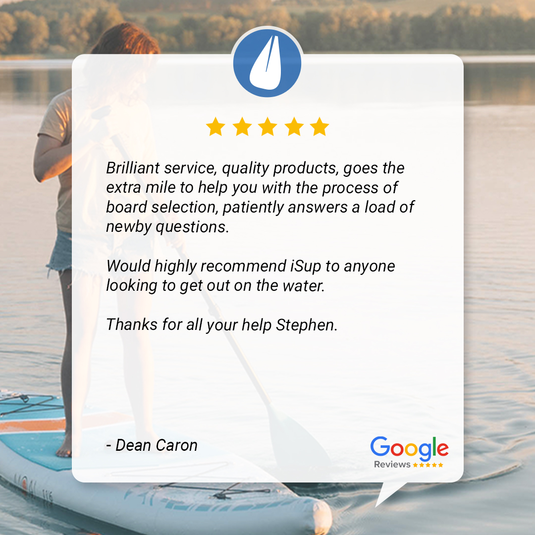 Thank you for a glowing 5 star review Dean 🏄♂️ 😃
#CustomerExperience #CustomerService #Ireland #ShopLocal #ShopLocalIreland #iSUP #SUP #SUPing #PaddleboardIreland #StandUpPaddleboarders #PaddleBoard #StandUpPaddleboarding #Paddleboarding #PaddleboardsIreland #HappyPaddles