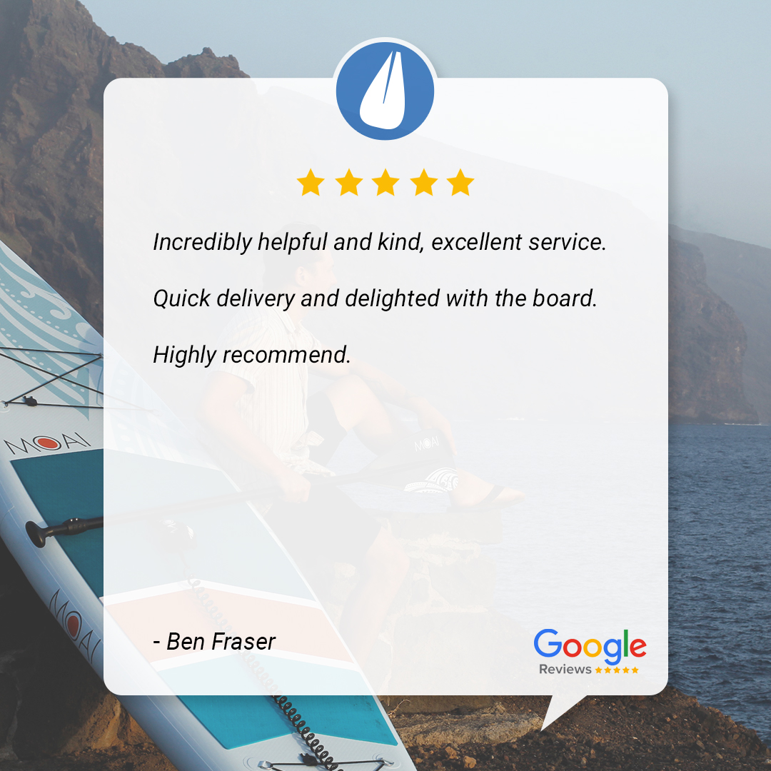 Thank you for a super ⭐⭐⭐⭐⭐ review Ben. 🏄♂️ 😃
#CustomerExperience #CustomerService #Ireland #ShopLocal #ShopLocalIreland #iSUP #SUP #SUPing #PaddleboardIreland #StandUpPaddleboarders #PaddleBoard #StandUpPaddleboarding #Paddleboarding #PaddleboardsIreland #HappyPaddles